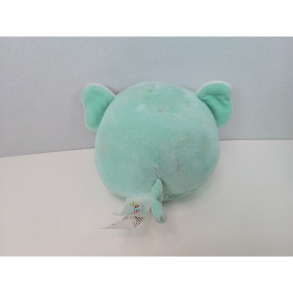 Diego the Elephant Squishmallows Soft Aqua Plush KellyToy 5 Inches - Picture 3 of 6